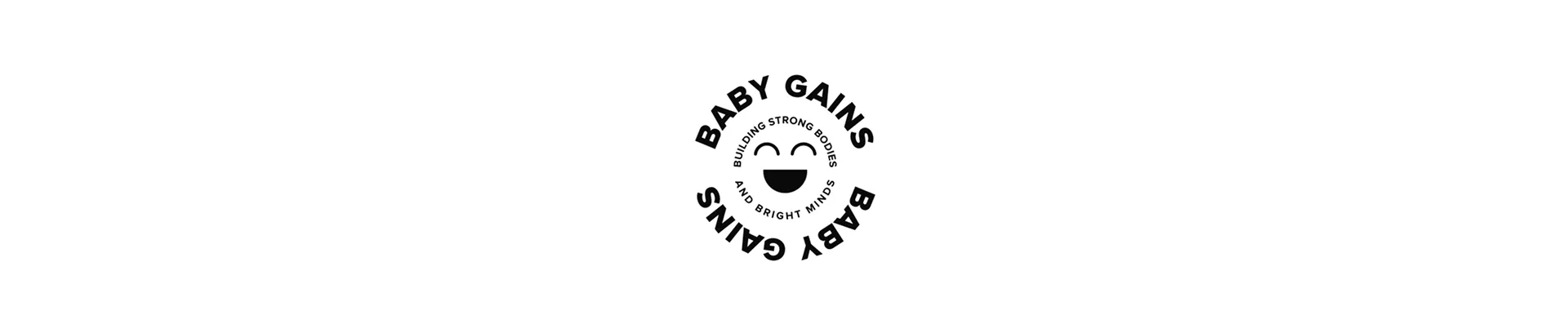 Baby Gains brand banner